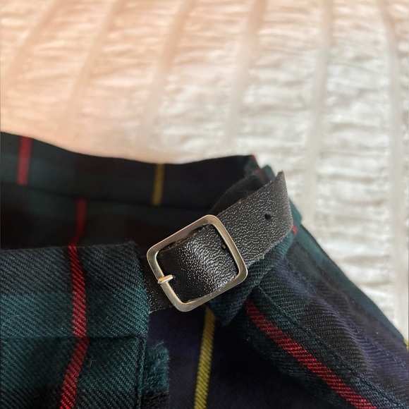 Plaid Strathmore Tartan Skirt 100% Pure Wool - Picture 2 of 7